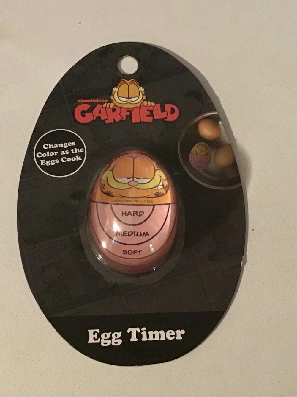 Garfield Egg Timer - Pink Novelty Kitchen Timer